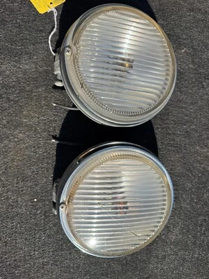 Противотуманные фары Porsche Hella 118 — белые — прозрачные — 911/912 - Изображение 1 из 4