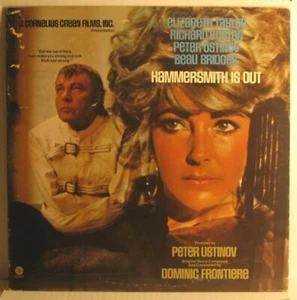 CRANIUM'S soundtrack Dominic Frontiere HAMMERSMITH IS OUT Lp Liz Taylor - Picture 1 of 4