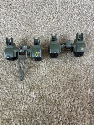Dinky Toys #656 German 88 Flak Cannon Towing Axles Only - Image 1 of 4