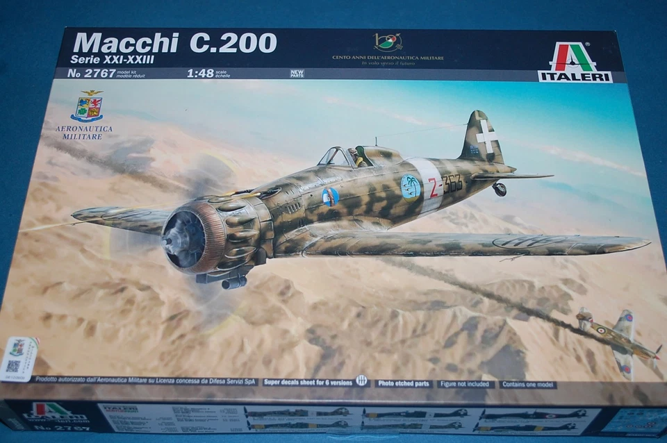 Italeri 2767 - Macchi C. 200 Serie XXI-XXIII   scala 1/48 - Immagine 1 di 1