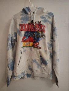 Snoop Dogg Men's Hoodie Joe Cool Size L Doggystyle Album Cover Reprint Tie Dye - Picture 1 of 10