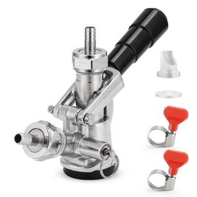 HGKEKE Keg Coupler 304 Stainless Steel Probe Sankey Keg Coupler D System Keg