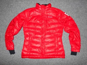 Columbia Freestyle Ski DAMEN MEDIUM DAUNEN GEFÜLLTE ROTE GEFÜTTERTE JACKE - Bild 1 von 5