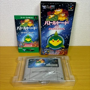 BattleToads in BattleManiacs Super Famicom from Japan with Box Manual Cartridge - Picture 1 of 10