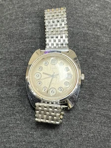 Vintage Timex Electronic Wristwatch Chrome~Untested~Parts~Repair - Picture 1 of 12