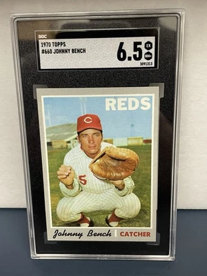 1970 Topps #660 Johnny Bench RC SGC 6.5 Reds HOF - Image 1 of 4