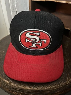 Gorra gorra vintage Starter San Francisco 49ers logotipo grande lana Snapback NFL 90’s Foto 1 de 4