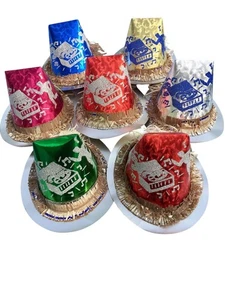 (Pack de 7) Sombreros de Fiesta Vintage Años 50 Tema Rock and Roll - Imagen 1 de 6