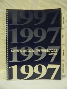 1997 UNITED MODEL DISTRIBUTORS CATALOG UMD ~ SPIRALBOUND ~ NICE CONDITION! - Picture 1 of 5