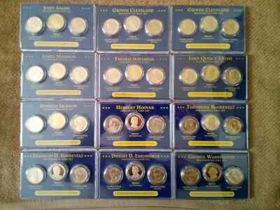 3-COIN PRESIDENTIAL DOLLARS FOR SPECIFIC PRESIDENTS SHOWN, PRICE IS PER BOX - Image 1 of 4