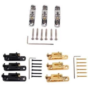 3Pcs Single Guitar Bridge for 3/4/5 String Guitar Cigar Box Banjo Parts - Picture 1 of 8