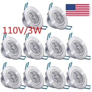 10-30PCS 110V 9W LED Ceiling Light Downlight,Warm White Spotlight Lamp - Picture 1 of 11
