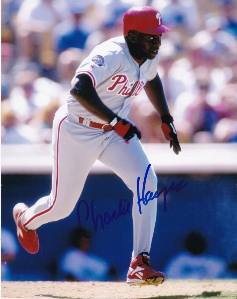 CHARLIE HAYES PHILADELPHIA PHILLIES AÇÃO ASSINADA 8x10 - Imagem 1 de 1