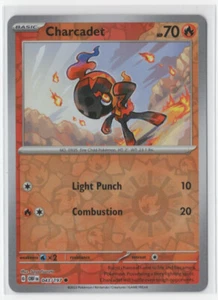 Pokemon Obsidian Flames 043/197 Charcadet Holograma Inverso - Imagen 1 de 1