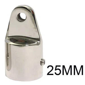1PCS Eye End Triangle Awning Top Cap Marine Boat 316 Stainless Steel 1" 25cm - Foto 1 di 6