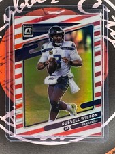 2021 Panini Donruss Optic Football Red And White Stripe Russell Wilson