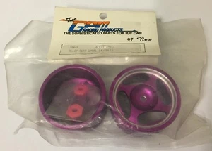 GPM Racing Products TR44R Alloy Aluminum Rear Wheel 4 Pole Purple Set - Picture 1 of 2