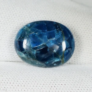 6,43 ct ULTRA RARO/COLOR AZUL PROFUNDO - APATITA NATURAL/CABUJÓN - Ver Vdo DL - Imagen 1 de 2