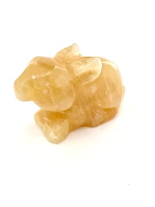 Natürlicher gelber Aventurin Edelstein geschnitzte Kaninchenfigur, 37,18 g (1,31 oz) - Bild 1 von 2