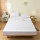 Fitted Sheet Solid Color Mattress Cover With Elastic Bands Bedsheet Protectors
