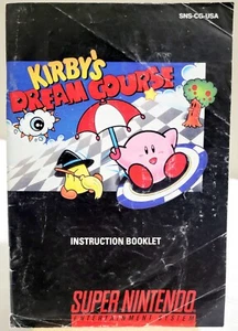 Kirby’s Dream Course Nintendo SNES Instruction Booklet Manual Only - Picture 1 of 3