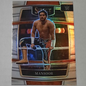 Mansoor 2022 WWE Select Concourse Silver Prizm