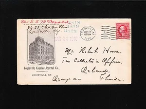 NEWSPAPER Louisville Courier Journal 1910 Kentucky Unknown Auxiliary Cover 2y - Picture 1 of 2