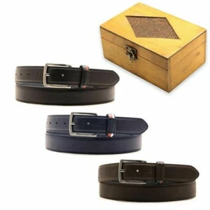 Belt Leather Men ARMATA DI MARE 110-125cm With Box Set Of Wood Gift - Picture 1 of 4
