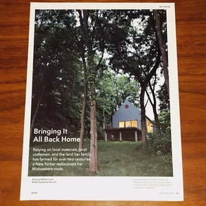 VINCENNES INDIANA DWELL MAGAZINE ARTICLE HOME ARCHITECTURE LOCAL MATERIALS - Picture 1 of 4