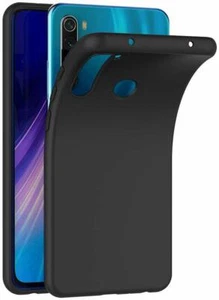 COVER CUSTODIA PER XIAOMI REDMI NOTE 8 NERO OPACO TPU SLIM MORBIDA ULTRASLIM - Foto 1 di 8