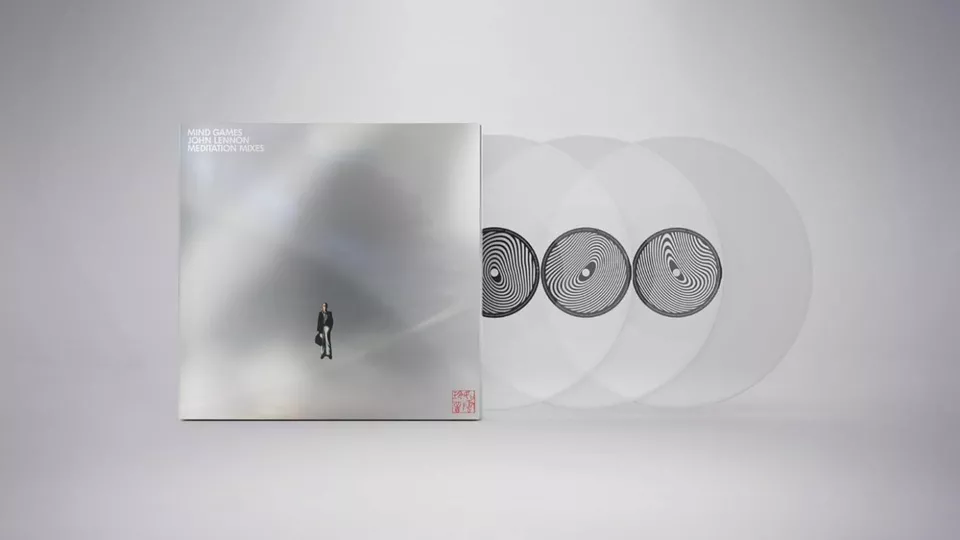 John Lennon Mind Games (Meditation Mix) Triple Vinyl LP Transparent Limited Edt - Image 1 of 1