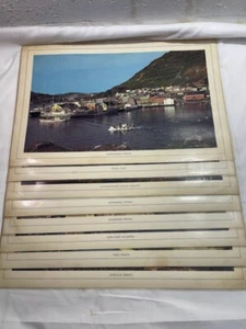 Set di 8 tovaglioli laminati internazionali foto ricette sul retro vintage - Foto 1 di 20