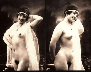 2 RIPRODUZIONI FOTOGRAFICHE NUDI ARTISTICI ANNI '20-'30 MISURA CARTOLINA 036 - Imagen 1 de 1