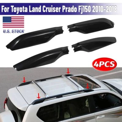 4 Roof Rack Bar Rail End Cover Cap For Toyota for Land Cruiser for Fj150 2010-18 Foto 1 de 4