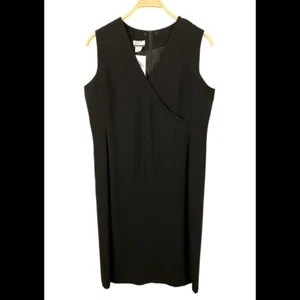 NWT Vintage size 14 Randolph Duke The Look 1990s Little Black Dress Sleeveless - Picture 1 of 4