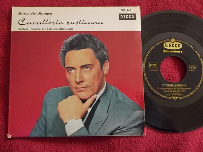 Mario del Monaco - Cavalleria rusticana     Decca 45 - Bild 1 von 3