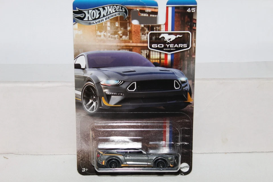 HOT WHEELS Silver Series Ford Mustang 60 Years 4/5 '18 Ford Mustang RTR Spec 5 - Image 1 of 1
