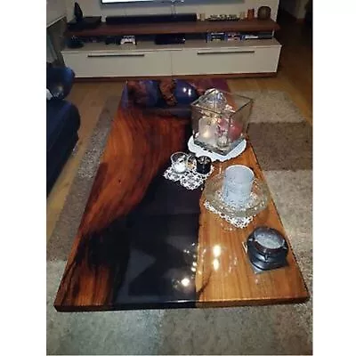 Beautiful Maple Burl Dinning Table, Acacia Resin Epoxy Table Custom Luxury Table - Image 1 of 4