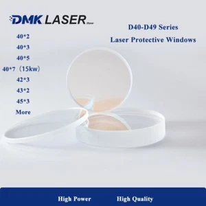 D40-D48 Fiber Laser Protective Windows Double-coated Fused Quartz Lens Laser - Picture 1 of 7