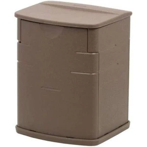 Unbranded Outdoor Storage Deck Box 19.5 Gal. Weather Resistant Resin Sandstone - Picture 1 of 7