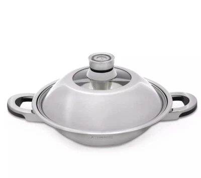 Berghoff Tfk Wok in Silver - Image 1 of 4