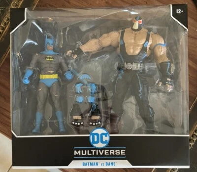 IN STOCK DC Multiverse McFarlane Batman vs Bane Knightfall Figure Two Pack New  - Image 1 of 3
