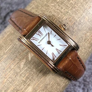 BCBGMAXAZRIA Women BG6029 Rose Gold Brown Leather 19mm Quartz Watch 6 1/4" - Picture 1 of 14