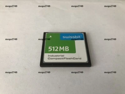 Swissbit  512MB industrial  CompactFlash CF Memony Card - Image 1 of 3