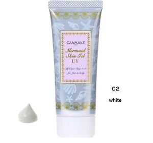CANMAKE Tokyo Mermaid Skin Gel UV Sunscreen SPF50+ PA++++ 40g 02 white