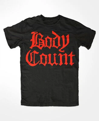 Body Count  T-shirt  Schwarz Logo Hip Hop, Heavy Metal , Hardcore , Born Dead - Bild 1 von 4
