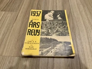 1937 Norsk Årsrevy (norwegischer Jahresbericht) von Christensen und Berggrav (PB) - Bild 1 von 12