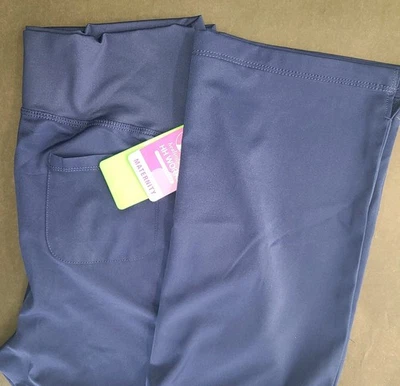 Pantalones Médicos Maternidad Healing Hands MP Azul Marino Secado Rápido 4 Vías Elastizados Nuevo con Etiquetas $33 Foto 1 de 4
