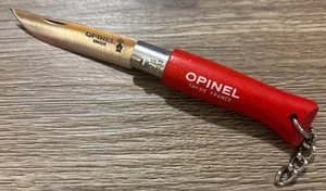Opinel Inox No. 4 Folding Wood Handle Keychain Pocket Knife - Picture 1 of 2