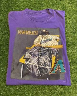 Camisa Arizona Diamondbacks Para Hombre Grande Púrpura De Colección Y2K Nutmeg Mills MLB 12 Foto 1 de 4